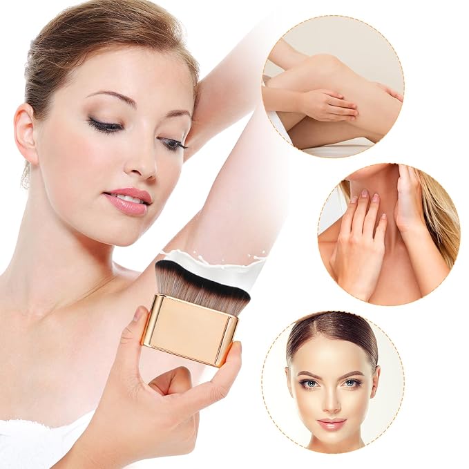 Self Tan Brush Soft Body Makeup Brush Portable Self Tanning Brush Self Tanner - Image 6