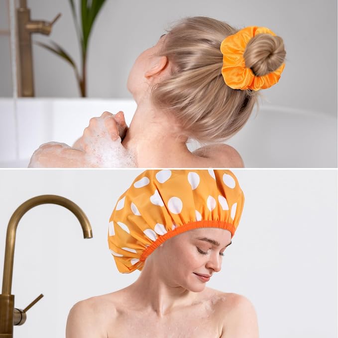 WSICSE 2 Packs Large Shower Caps - Image 3