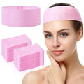Waydress 140 Pieces Disposable Spa Facial Headbands by Waydress