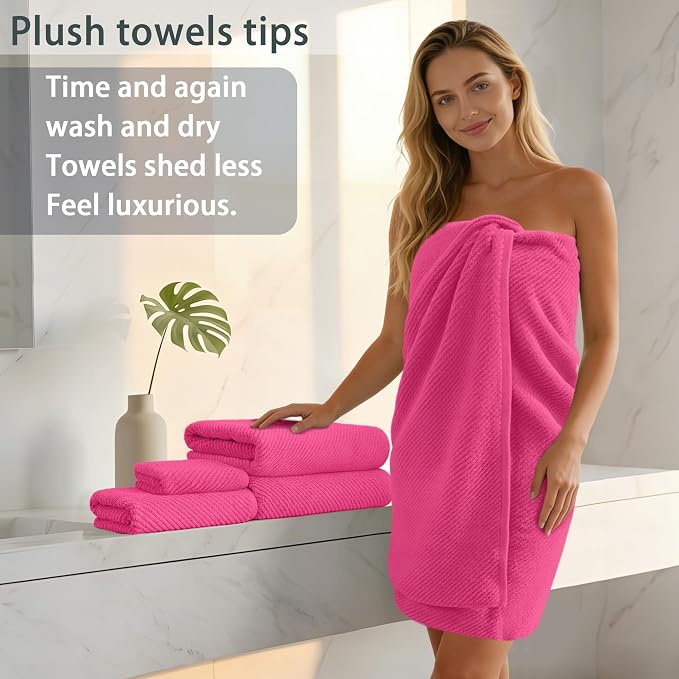 Hot Pink Towels - Image 5