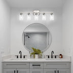 Ascher Bathroom Light Fixtures, 5-Light Vanity Lights - Image 9