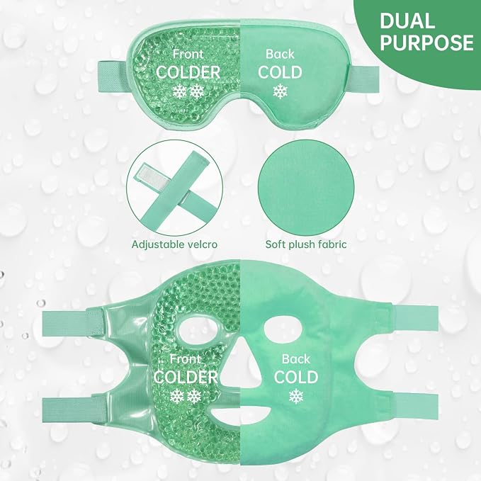 ZNÖCUETÖD Cooling Ice Face Eye Mask - Image 6