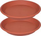 2 Pack of 22 inch Extra Large Plant Saucer, Extra-Deep 3.4" Plant Tray by Unknown