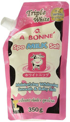 A Bonne Spa Milk Salt Moisturizes Whitens and Softens Skin 350g by Unknown