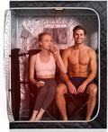 Smartmak Portable Far Infrared Sauna, Home Two Person Sauna Box by Smartmak