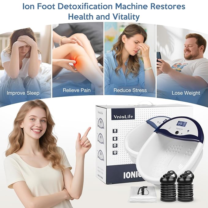 Ionic Foot Bath Detox Machine, Ion Detox Foot Bath Cleanse, LED Display Spa - Image 8