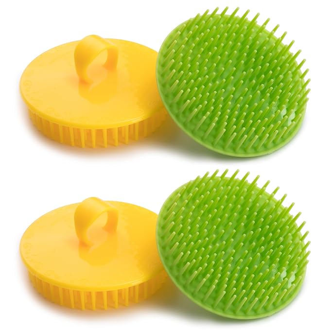 Aroveea Hair Scalp Brush Dandruff Cleaning Brush Shower Scalp Shampoo Brush by Aroveea