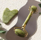 Premium Jade Roller with Gua Sha Set, Natural Green Jade Stone, Face Massage - Image 8