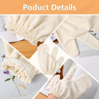 Garshana Gloves Raw Silk Massage, Raw Silk Gloves Garshana - Image 6