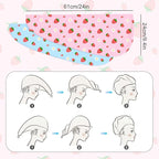 Microfiber Hair Towel Wrap for Kids 2 Pack Quick Drying Hair Towels - Image 7