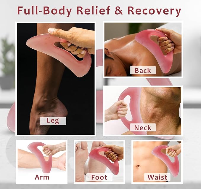 RAAFI Large Body Gua Sha Tool for Cellulite Removal, Lymphatic Drainage and - Image 3