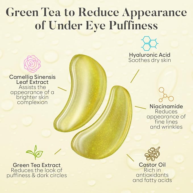AURAE Green Tea Under Eye Patches - Image 2