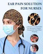 Plifal 100% Cotton Scrub Cap - Image 4