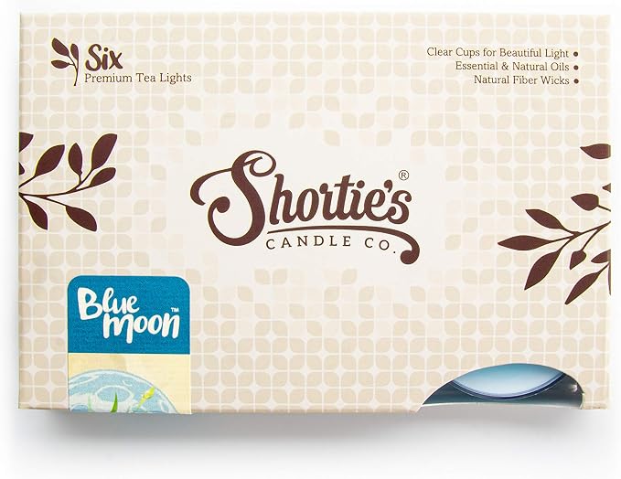 Shortie's Candle Company Blue Moon Premium Tealight Candles - Image 2