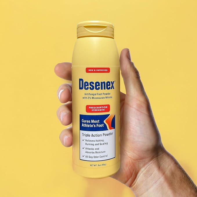 Desenex Foot Powder | For Athlete's Foot | 3 Ounce | Pack of 2 | Shake Formula - Image 6