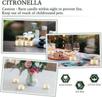 40 Pack 1.5oz Citronella Candles Bulk, Small Soy Wax Candles Bulk, Mini - Image 8