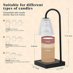 Hong-in Black Candle Warmer Lamp - Image 4