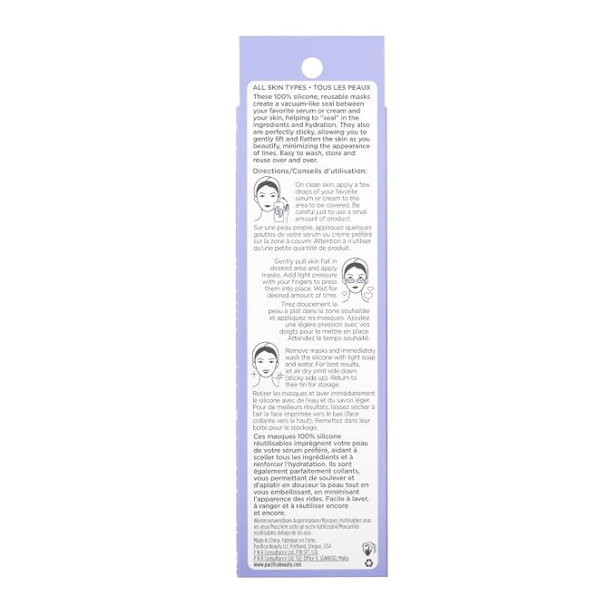 Pacifica Reusable Mask – Under Eye Mask Silicone Face Mask - Image 11