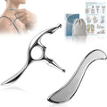 Rena Chris Trigger Point Massage Tool & Muscle Scraper Tool, Stainless Steel by RenaChris