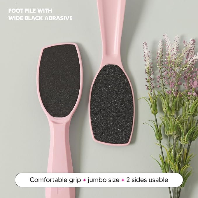 Wide Emery Foot File, Double-Sided Pedicure Tool, Colossal Professional Foot - Image 2