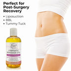 Lymphatic Massage Oil for Massage Therapy & Natural Lymphatic Drainage | - Image 6