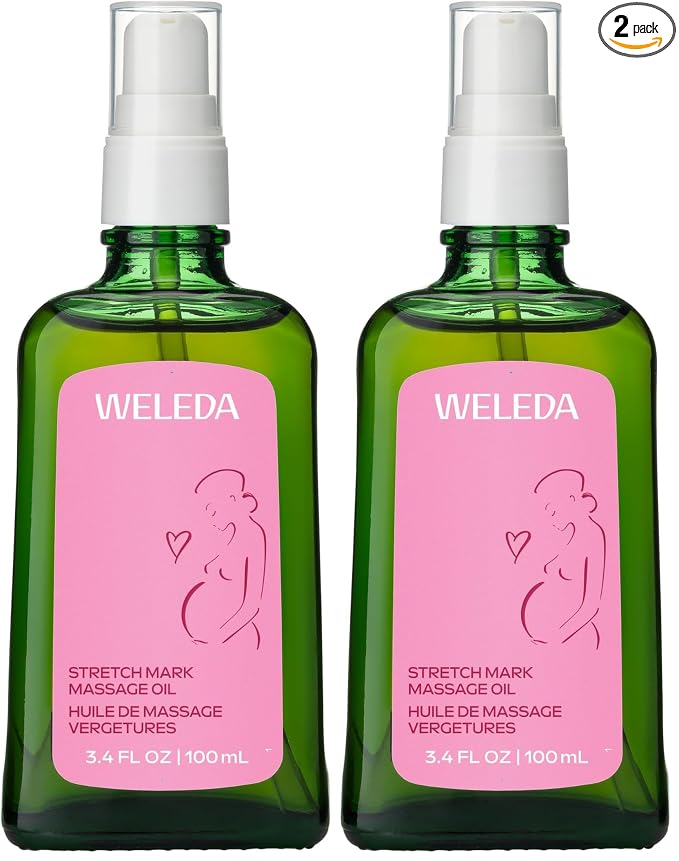Weleda Stretch Mark Pregnancy Massage Oil, 3.4 Fluid Ounce, Plant Rich Oil by Weleda