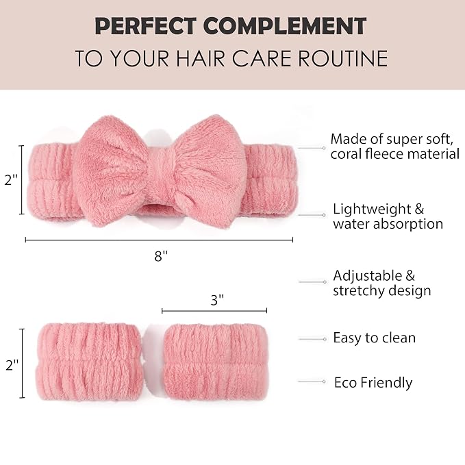 Ayesha Spa Headband and Wristband Set - Image 2