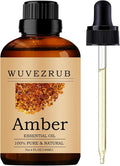Amber Essential Oils, 120ML Pure and Natural Essential Oil by WUVEZRUB