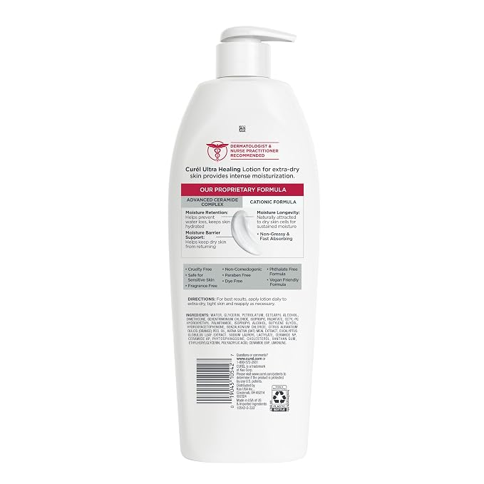 Curel Ultra Healing Intensive Fragrance-Free Lotion - Image 10