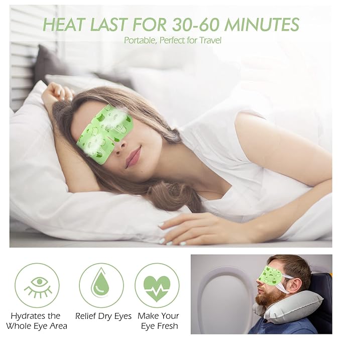 Jekeno Steam Eye Mask, 16 Packs Eye Masks - Image 2