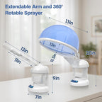 Hair Steamer Kingsteam 2 in 1 Ozone Facial Steamer, Design - Image 6