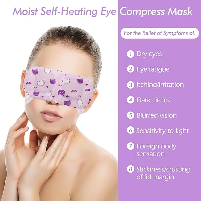 Jekeno Steam Eye Mask, 16 Packs Eye Masks - Image 3