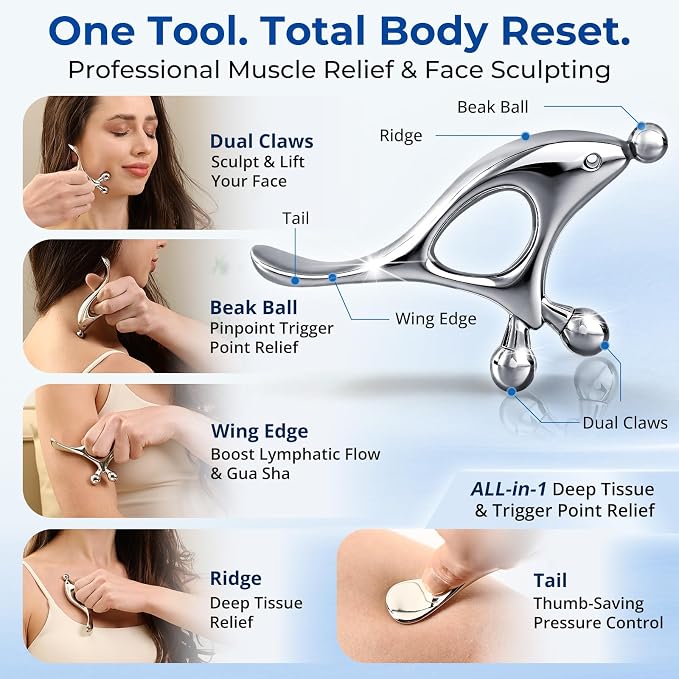 Melonsun Trigger Point Massage Tool & Gua Sha - Image 2