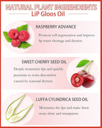 Plumping Lip Glow Oil, Hydrating Tinted Lip Oil Gloss, Glow Reviver Lip Oil - Image 2