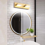 SineRise LED Modern Bathroom Vanity Light Fixtures, Matte Gold Modern Acrylic - Image 7