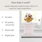 NiuYichee 2 PCS Water Absorbent diatomite Coasters, 9.5" x 4" Water Absorbing - Image 4
