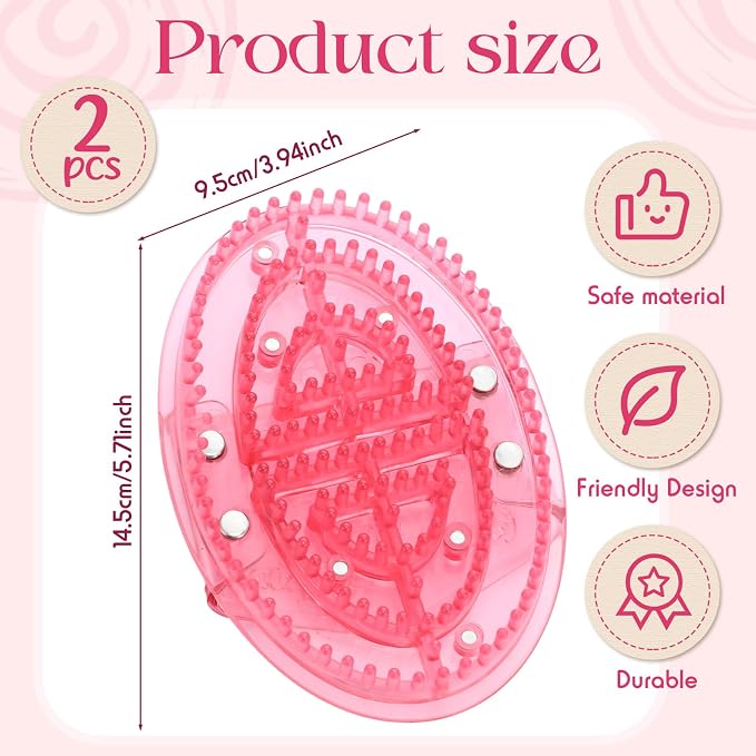 2 Pcs Meridian Massage Brush Magnetic Full Body Meridian Brush Beauty Salon - Image 2