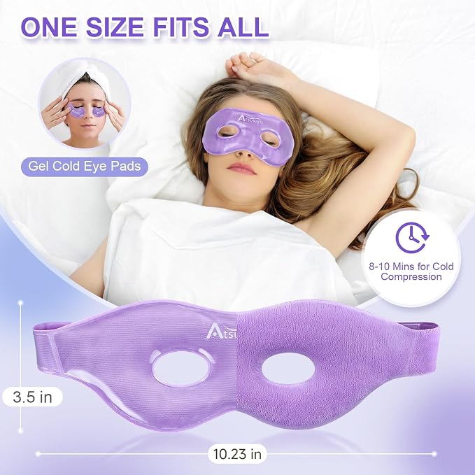 Atsuwell Cooling Ice Face Eye Mask Set - Image 4