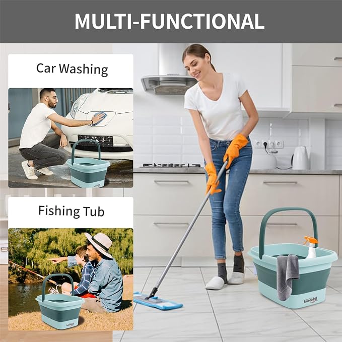 2 Pack Foldable Foot Bath Basin, Collapsible Foot Soak Tub, Foot Tub - Image 4