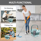 2 Pack Foldable Foot Bath Basin, Collapsible Foot Soak Tub, Foot Tub - Image 4