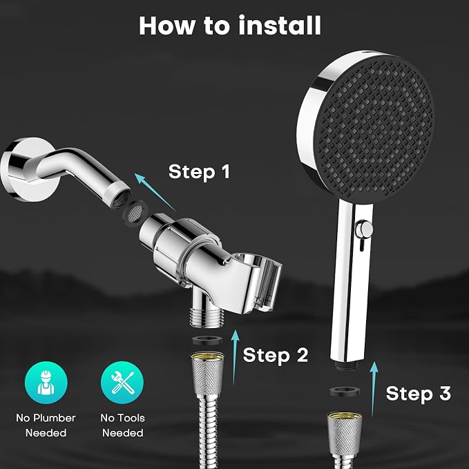 PWERAN Filtered Shower Head - Image 8