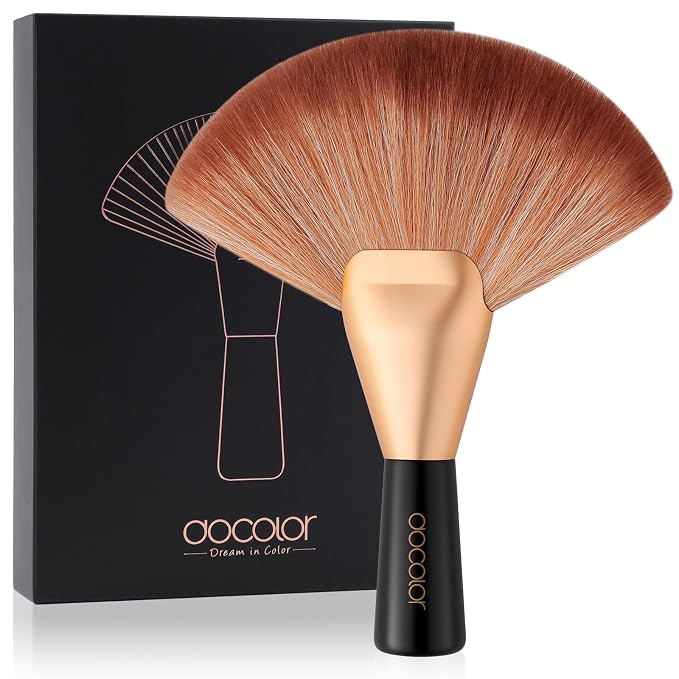 docolor Fan Brush Finishing Powder Brush Multi-use Brush by Docolor