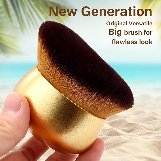 Extra Large Body Makeup Brush For Self Tanner, Leg Makeup &Bronzer Blend - Image 2