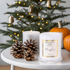Chloefu LAN Pumpkin Candle, Fall Candles - Image 4