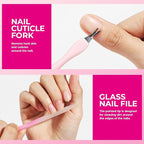 FANDAMEI Manicure Kit for Women, Professional Nail Files and Buffers, Cuticle - Image 6