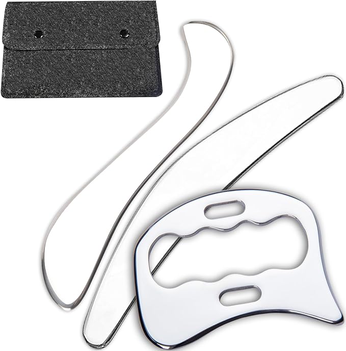 FeelFree Sport 3 in 1 Muscle Scraper Tool-Gua Sha Scraping Tool Physical by FeelfreeSport