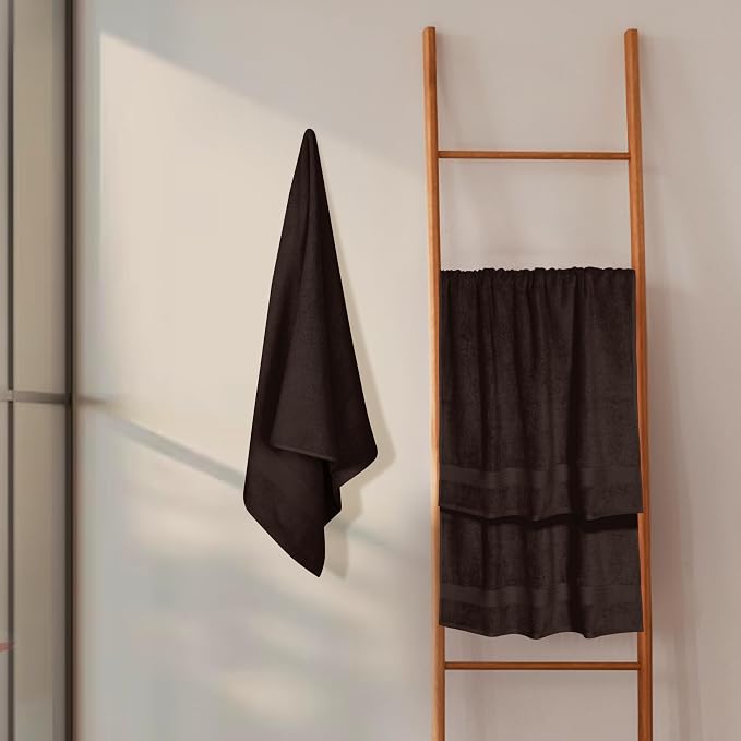 GLAMBURG Premium Cotton 4 Pack Bath Towel Set - Image 4