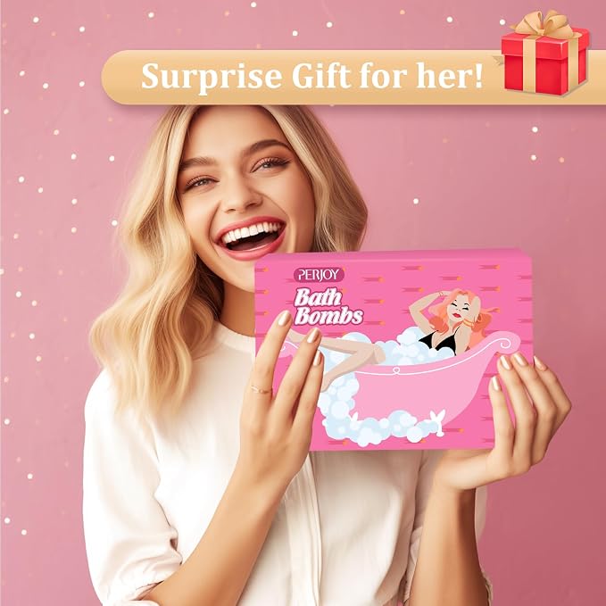 Bath Bombs for Girls Kids & Women, Bubble Bath Self Care Valentines Birthday - Image 6
