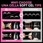 UNA GELLA Almond Nail Tips - Image 6