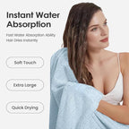JML Bath Towels Pack of 2, 30 in x 60 in, Large Microfiber Bath Towel Set - Image 5